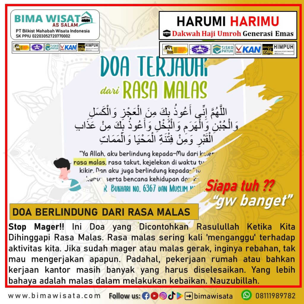 Doa Berlindung Dari Rasa Malas - Maharumi